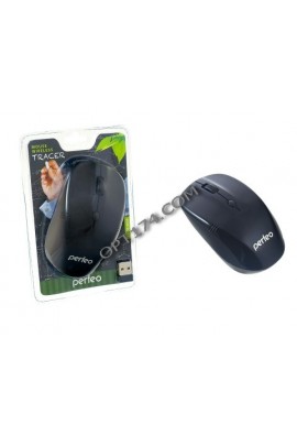 Мышь беспроводная Perfeo PF-02-WOP Tracer USB Optical (800/1200dpi) черная, 3 кнопки+кнопка-колесо 4144 блистер