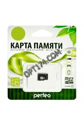 Флэш карта microSDHC 32 GB Perfeo Class 10 без адаптера