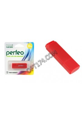 Флэш диск 32 GB USB 2.0 Perfeo C04 Red с колпачком
