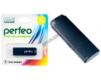 Флэш диск 8 GB USB 2.0 Perfeo C04 Black с колпачком