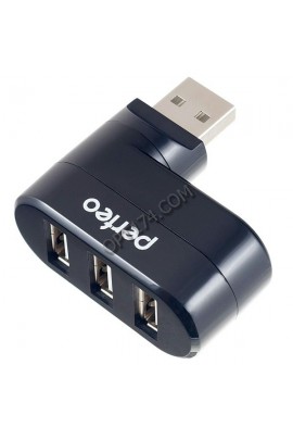 Концентратор USB (HUB) Perfeo PF-4280/PF-VI-H024 3 порта, Black, блистер