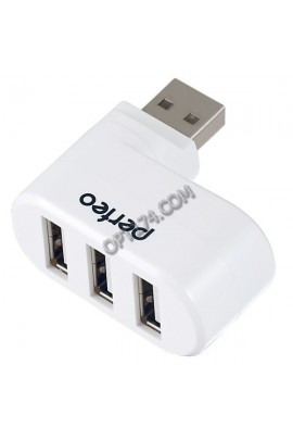 Концентратор USB (HUB) Perfeo PF-4281/PF-VI-H024 3 порта, White, блистер