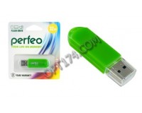 Флэш диск 32 GB USB 2.0 Perfeo C03 Green с колпачком