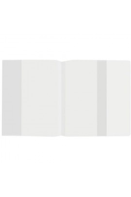 Обложка ПП д/тетради и учебника STAFF 223076 A4 , толщина - 80 мкм., размер - 300х590 мм., прозрачная