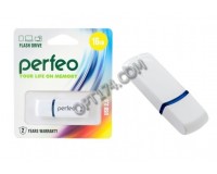 Флэш диск 16 GB USB 2.0 Perfeo C09 White с колпачком