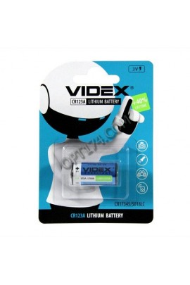 Батарейка. Videx CR123A BL 1 Lithium