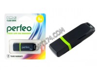 Флэш диск 8 GB USB 2.0 Perfeo C11 Black с колпачком