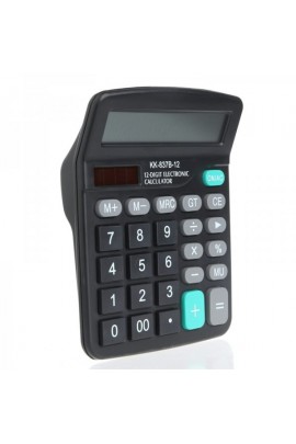 Калькулятор Kenko KK-837В настольный, 12 разрядный, размер 14, 5х12 см, черный