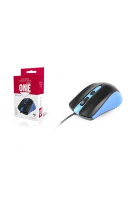 Мышь SmartBuy SBM-352-BK ONE USB Optical (1000dpi) сине-черная, 2 кнопки+кнопка-колесо, коробка