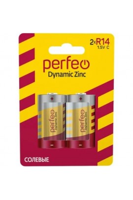 Батарейка Perfeo R14 BL 2 Dynamic Zinc NEW (|PF-A4021)