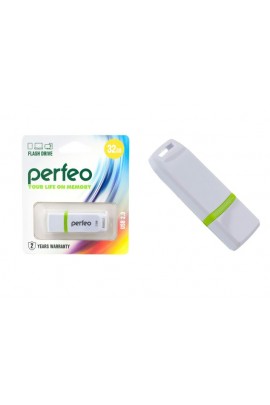 Флэш диск 32 GB USB 2.0 Perfeo C11 White с колпачком
