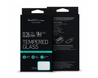Защитное стекло VSP (BoraSCO) 35084 для Xiaomi Redmi Note 6 Pro глянцевое, толщина 0.26мм, закругленные края 2.5D, твердость 9H, Full Cover + Full Glue, черная рамка