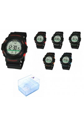 Часы наручные iTaiTek IT-348 электронные (дата, будильник, секундомер, таймер), пластик, подсветка