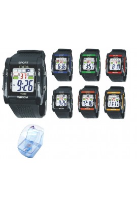 Часы наручные iTaiTek IT-830 электронные (дата, будильник, секундомер, таймер), пластик, подсветка