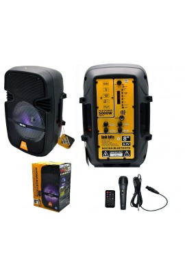 Акустическая система mini MP3 Link bits RFR-236 20Вт аккумулятор 3000 мА/ч, размер 39 * 25 * 20 см Bluetooth, AUX-3.5мм, USB, SD, MIC-6.3мм, 3, 5 кг черный