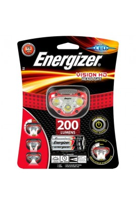 Фонарь налобный Energizer Vision HD HEADLIGHT 3 светодиода, 3xAAA ( в комплекте) 200 Lumens(красный)