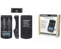 Зарядное устройство LiitoKala Lii-300 1000 mA Ni-MH/Cd: АА/ААА/А/SC; Li-ion: 10440/14500/16340/16650/17355/17500/17670/18350/18500/18650/22650/26650 1.48-5 V Ni-MH/Cd; 3.7V Li-ion на 2 аккумулятора, индикатор заряда, питание: 5V/2A USB, коробка