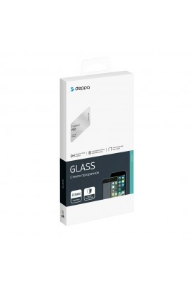 Защитное стекло Deppa 62511 для Huawei P30 черная рамка, толщина 0.3мм, закругленные края 3D, твердость 9H, олеофобное покрытие