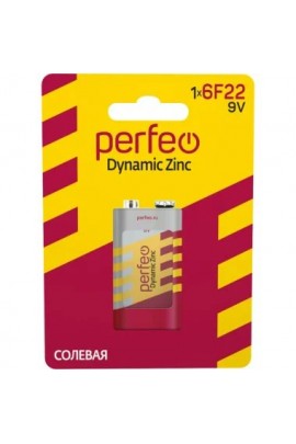 Батарейка Perfeo 6F22 BL 1 Dynamic Zinc NEW (PF-A4023)