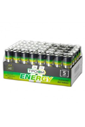 Батарейка Трофи LR6 bulk 40 ENERGY Alkaline