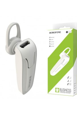 Наушники беспроводные Borofone BC21 Encourage sound вкладыши, Bluetooth, мобильная, МОНО!!!!( 1 наушник), коробка, белый