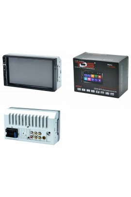 Автомагнитола TDS TS-CAM06 (CR06) USB/microSD (до 32 ГБ)/AUX/FM/Bluetooth, 12В, 2DIN, коробка