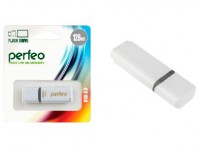 Флэш диск 128 GB USB 3.0 Perfeo C12 White с колпачком