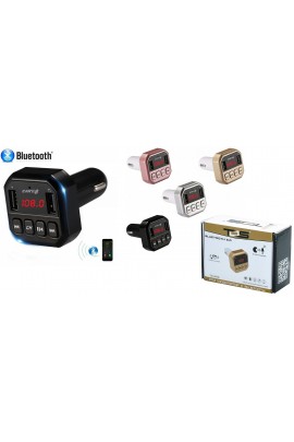FM трансмиттер TDS TS-CAF08 12/24В, USB/microSD, автомобильный, Bluetooth 5, 0, USB зарядка 3100 mA, коробка, цветной
