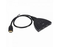 Переходник Орбита OT-AVW26 сплиттер HDMI, Full-HD, 1.3b, 3 входа - 1 выход, авто или ручное переключение.