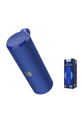 Акустическая система mini MP3 HOCO BS33 Voice 10Вт Bluetooth 5.0, MP3, microSD, USB, 1200 мАч синий