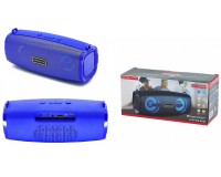 Акустическая система mini MP3 Орбита OT-SPB104 6Вт Bluetooth, MP3, FM, microSD, USB, microUSB, AUX 3.5mm, встроенный аккумулятор 3.7V/1200mA, размер: 19 х 7.5 х 8 см, синий