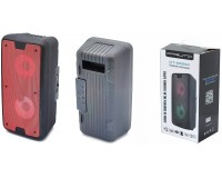 Акустическая система mini MP3 Орбита OT-SPB101 10Вт размер 30 * 14, 5 * 12 см Bluetooth, MP3, FM, microSD, USB, microUSB, AUX 3.5mm, встроенный аккумулятор 3.7V/800mA, красный