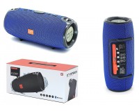 Акустическая система mini MP3 Орбита OT-SPB23 10Вт размер 22 * 10 * 9 см Bluetooth, MP3, FM, microSD, USB, microUSB, AUX 3.5mm, встроенный аккумулятор 3.7V/1200mA, микрофон, с функцией PowerBank, синий