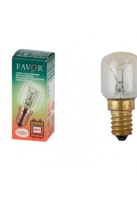 Лампа FAVOR РН 230-15 Т25 Е14 15Вт E14 для печей