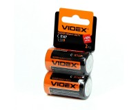Батарейка Videx R14 Shrink card 2