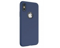 Чехол Borofone BI2, GenFeel Клип-кейс для Apple iPhone XS MAX силикон синий
