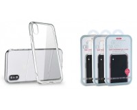 Чехол Remax RM-1651 Shield Клип-кейс для Apple iPhone X пластик синий