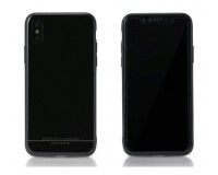Чехол Remax RM-1653 Yarose Клип-кейс для Apple iPhone X пластик черный