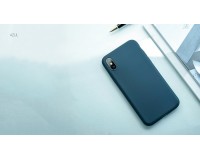 Чехол Usams Sanze (IPXSC02) Клип-кейс для Apple iPhone X силикон синий