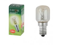 Лампа FAVOR РН 230-15 Т25 Е14 15Вт E14 для холодильников