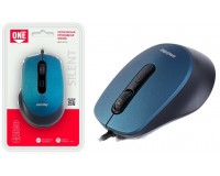 Мышь SmartBuy SBM-265-B USB Optical (100dpi) синяя, 3 кнопки+колесо-кнопка бесшумная блистер