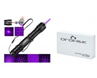 Фонарь Огонек OG-LDS22 лазер 200 mW - фиолетовый 18650/1200mA ручной лазер, металлический корпус