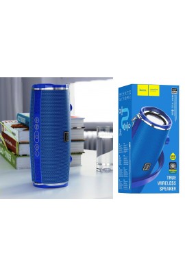 Акустическая система mini MP3 HOCO BS40 Desire song 14Вт Bluetooth 5.0, MP3, microSD, USB, 2400 мАч синий