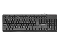 Клавиатура Defender Action HB-719 RU USB Black 104 клавиши + 13 дополнительных цвет раскладки: белый