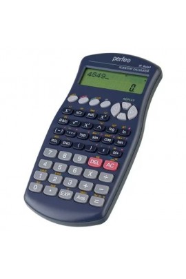 Калькулятор Perfeo PF-B4849 карманный, инженерный, 12 разрядный, двухстрочный, размер 86х164х16 мм, питание батарея 2*AG13 (LR44, L1154F) черный