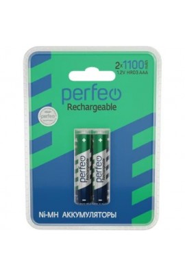 Аккумулятор Perfeo R3 1100 mAh BL 2 1.2 V, пластик NEW (PF-C3014)