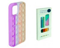 Чехол POP IT №2 для iPhone 11 силикон, разноцветный, коробка