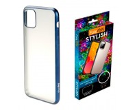 Чехол FaisON Stylish для Apple iPhone 12 Mini силикон, синий, коробка