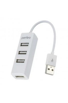 Концентратор USB (HUB) Perfeo PF-A4526/1PF-HYD-6010H 4 порта, White