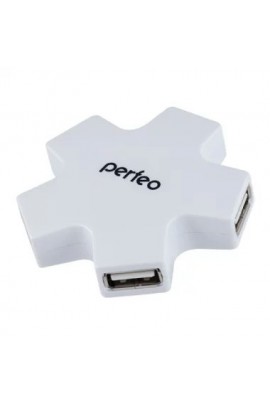 Концентратор USB (HUB) Perfeo PF-5049/PF-HYD-6098H 4 порта, White